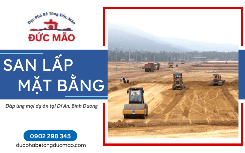 san lấp mặt bằng