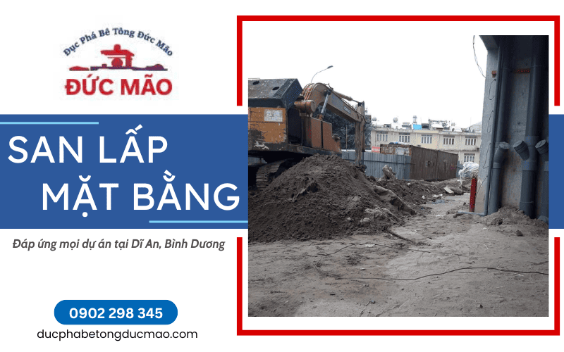 san lấp mặt bằng