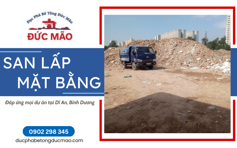 san lấp mặt bằng