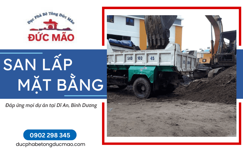 san lấp mặt bằng