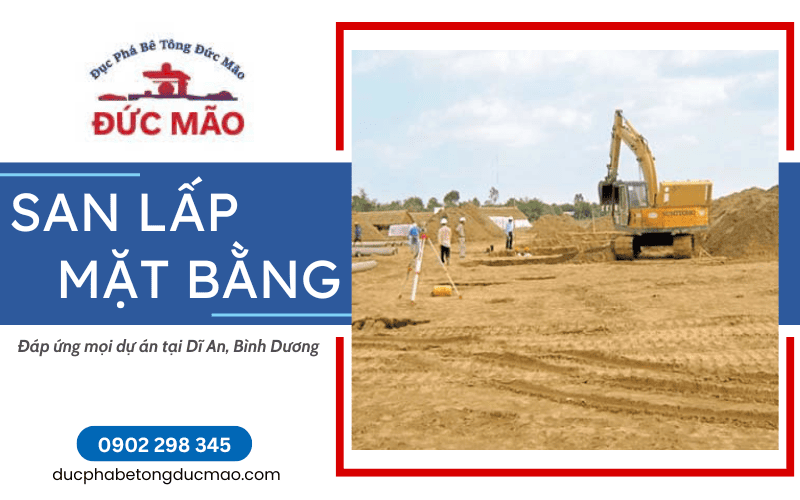 san lấp mặt bằng
