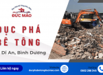 Giải phóng mặt bằng nhanh chóng với dịch vụ đục phá bê tông Dĩ An, Bình Dương